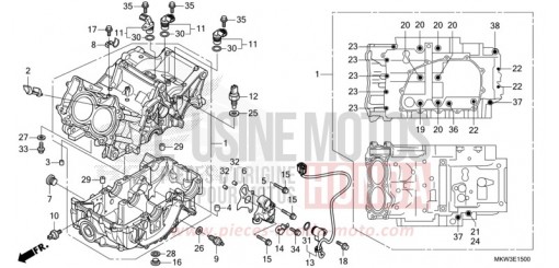 CARTER MOTEUR NC750XDM de 2021